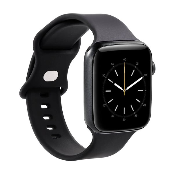 Bilde av Gear Klokkearmbånd Silikon Sort Apple Watch 38-40mm