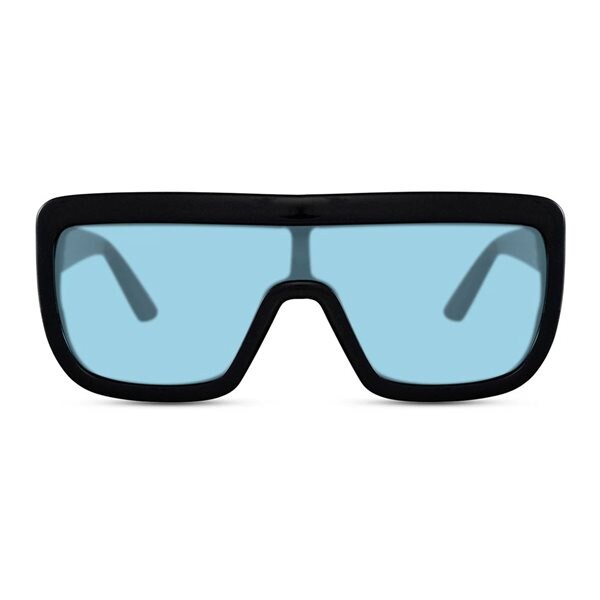 Bilde av Store Eco-solbriller - Sort Med Blått Glass