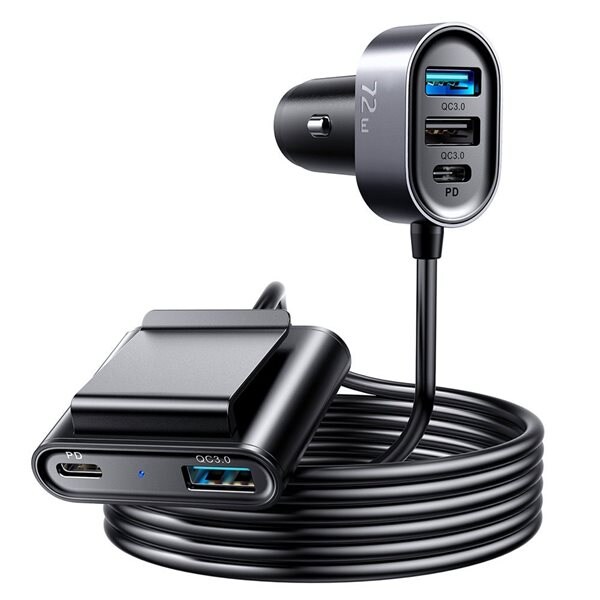 Bilde av Joyroom Multi Billader 2xusb-c Pd + 2xusb Qc3.0 72w - Sort