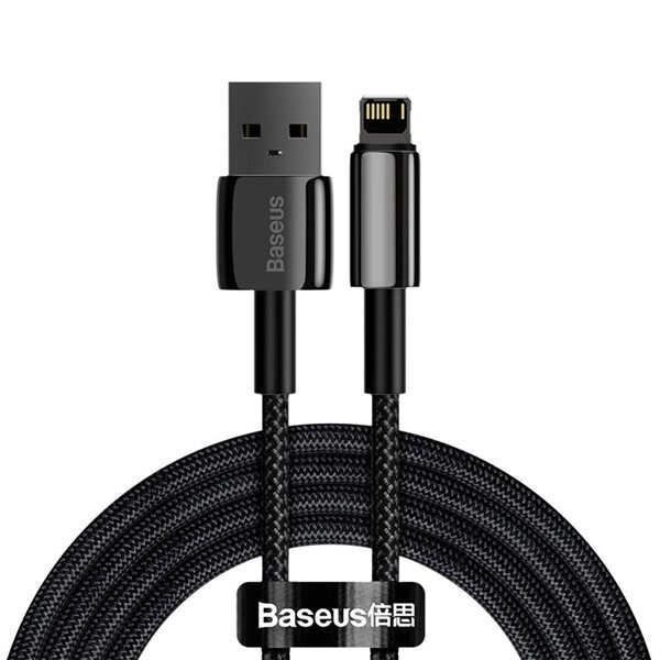 Bilde av Baseus Tungsten Lightning-kabel 2,4a 2m