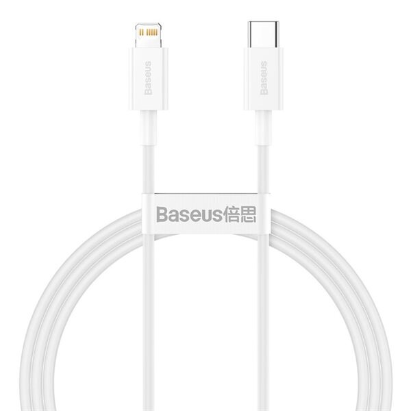 Bilde av Baseus Superior Usb-kabel Usb-c Til Lightning 20w 1m - Hvit