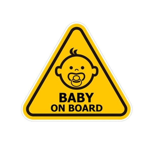 Bilde av Baby On Board Skilt 15x13,4cm