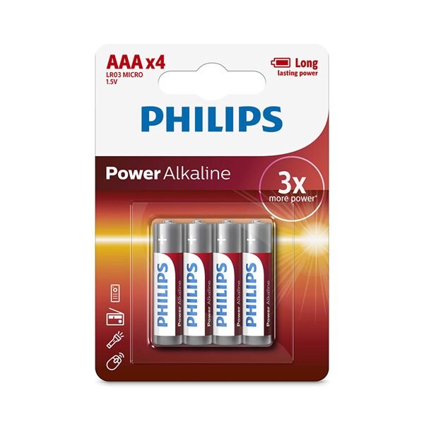 Bilde av Philips Power Aaa-batteri 4-pak