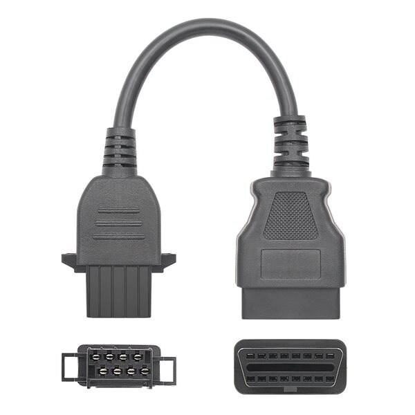 ODB2 Adapter - Volvo 8 Pin Hunn til OBDII 16 Pin Hunn