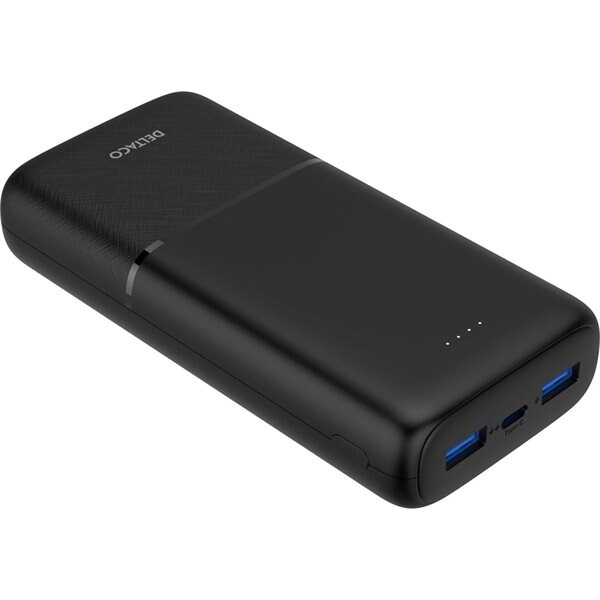 Bilde av Deltaco Powerbank 20000mah 2xusb 18w , 1xusb-c Pd 20w