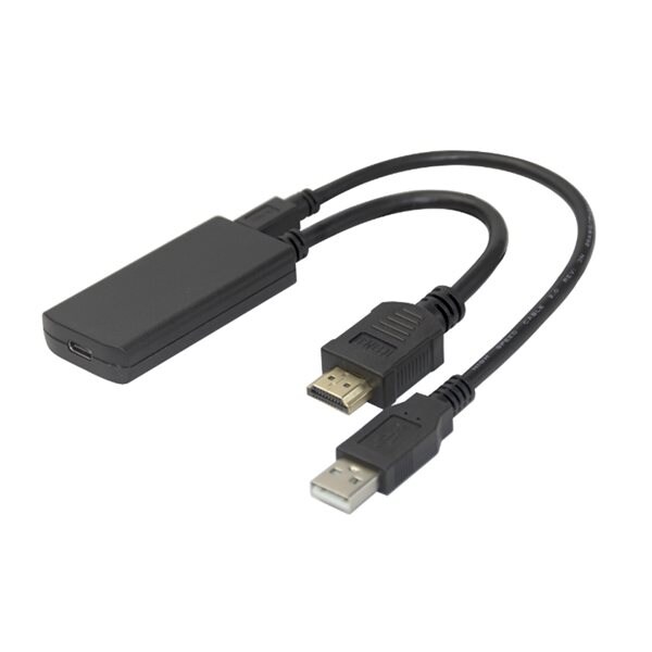 Bilde av Deltaco Hdmi - Usb-c Alt.mode Displayport Adapter 4k/60hz 20cm