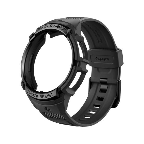 Bilde av Spigen Rugged Armor Pro Armbånd Til Samsung Galaxy Watch 6 Classic 47mm - Svart