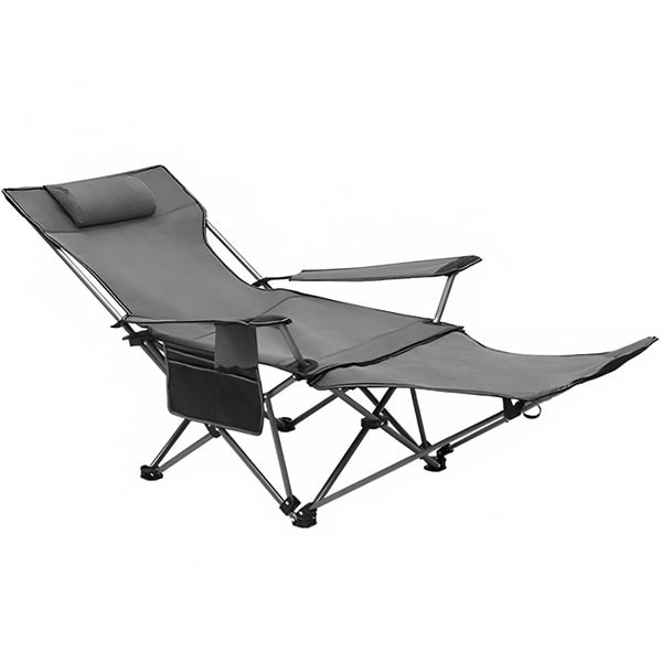 Bilde av Sammenleggbar strandstol med fotstøtte