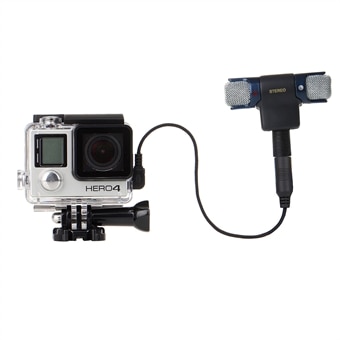 Ekstern Mini mikrofon til GoPro HERO Kjøp på 24hshop.no Ekstern Stereo Mikrofon GoPro HERO Camera Kjøp på 24hshop.no