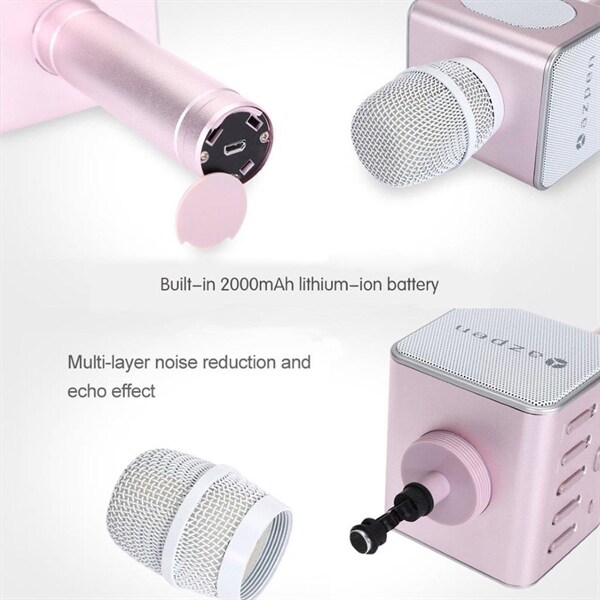 Karaoke Bluetooth mikrofon med høyttaler Kjøp på 24hshop.no Karaokemikrofon Bluetooth Rosa Kjøp på 24hshop.no i 2020