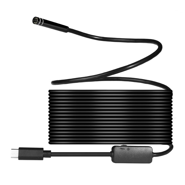 Inspeksjonskamera USB Type C PC Android 10 meter 7mm Inspeksjonskamera USB Type C PC Android 10 meter 7mm