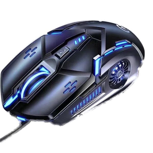 Glowing USB gaming Mus