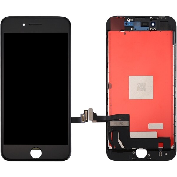 iPhone 8 LCD + Touch Display Skjerm Svart farge Kjøp på iPhone 7 LCD + Touch Display Skjerm Sort farge Kjøp på