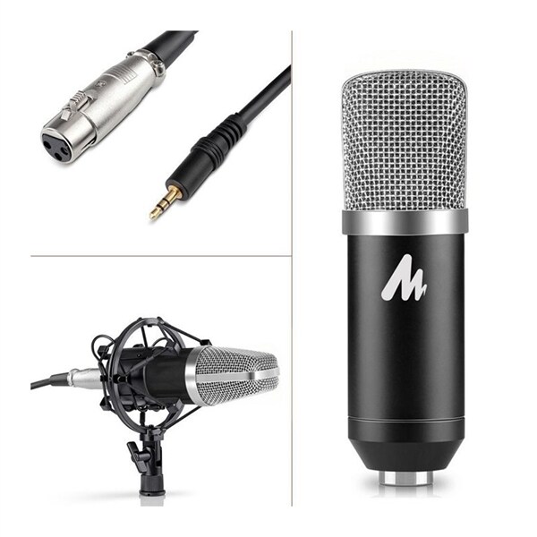 MAONO Podcasting Microphone Kit Kjøp på 24hshop.no MAONO USB Podcasting Microphone kit, 16mm microphone, arm