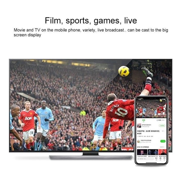 K6SE MiraScreen Dongle 2.4G WiFi 1080P HDMI Kjøp på 24hshop.no Polaroid Bluetooth tastatur Kjøp på 24hshop.no