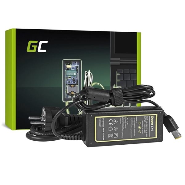 Green Cell lader AC Adapter til Lenovo 65W 20V 3.25A Kjøp på 2 Green Cell lader AC Adapter til Lenovo 65W 20V 3.25A Kjøp på 2