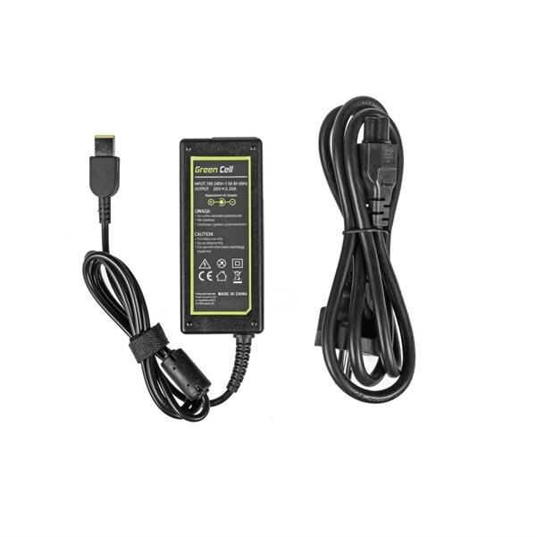 Green Cell lader AC Adapter til Lenovo 65W 20V 3.25A Green Cell lader AC Adapter til Lenovo 65W 20V 3.25A
