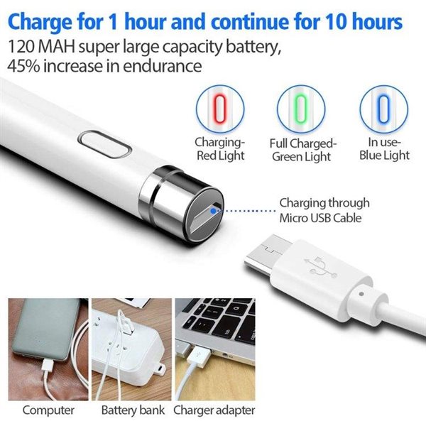 1.4mm Høyfølsom Stylus Penn til iPad, iPhone, Galaxy 1.4mm Høyfølsom Stylus Penn til iPad, iPhone, Galaxy