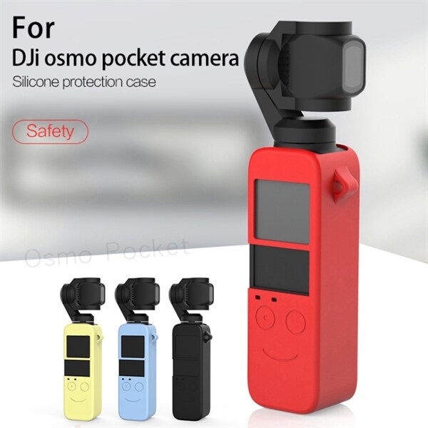 Silikonbeskyttelse håndtak DJI OSMO Pocket Kjøp på 24hshop.no Mikrofon DJI OSMO Pocket Gimbal Kamera Kjøp på 24hshop.no