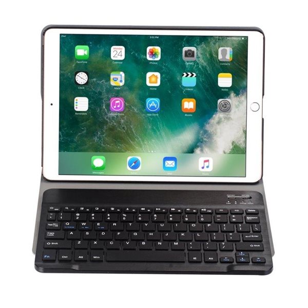 Tastatur & futteral til iPad 10.2 Svart Kjøp på 24hshop.no Futteral til nettbrett iPad 10.2 og tastatur Svart Kjøp