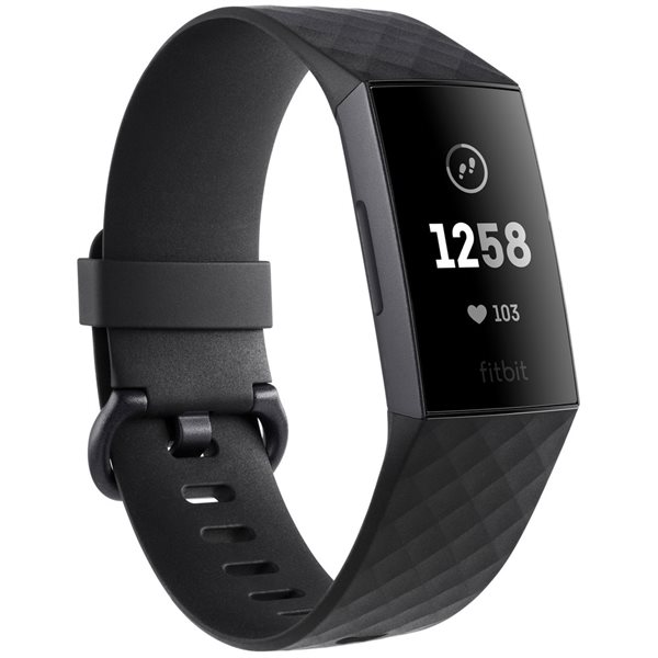 Fitbit Charge 3 Svart Kjøp på 24hshop.no Lader Fitbit Charge 3 Kjøp på 24hshop.no