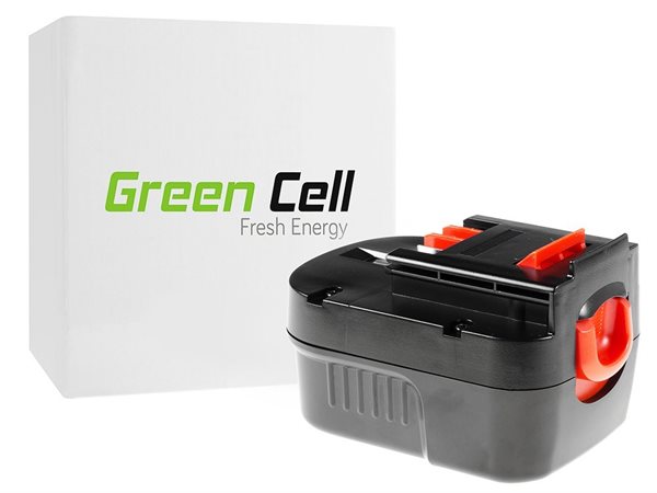 Green Cell Verktøybatteri til Black&Decker A12 A1712 HPB12 12V 3Ah