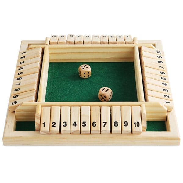 Shut The Box for 4 spillere