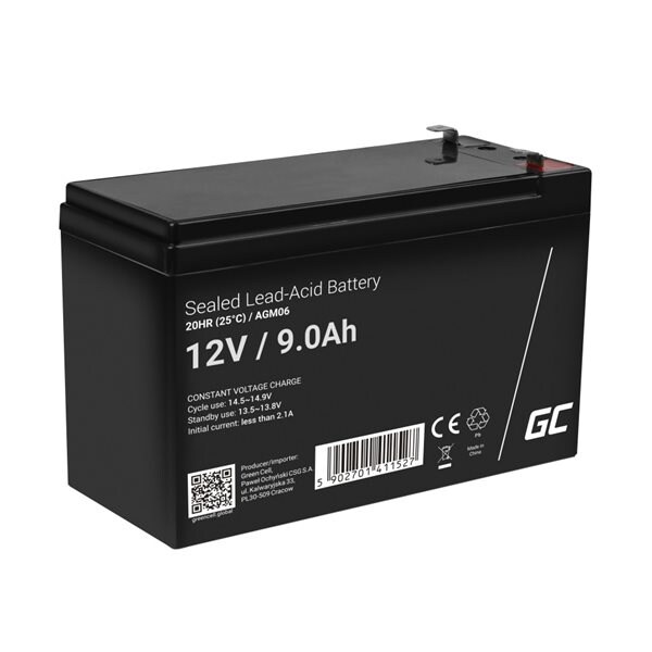 Bilde av Green Cell Agm Batteri 12v 9ah