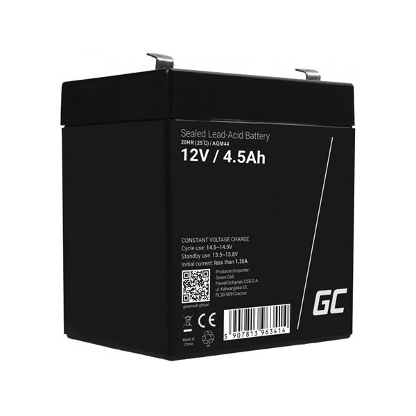 Bilde av Green Cell Agm Batteri 12v 4.5ah