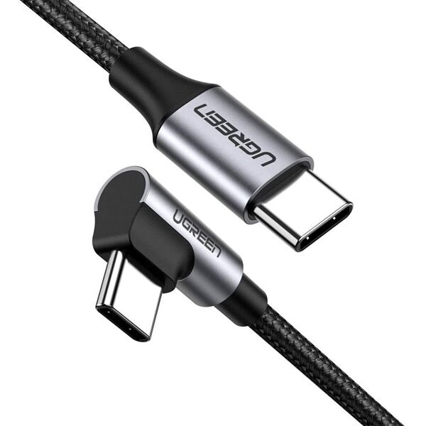 Vinklet USB-C hurtigladekabel - 2m
