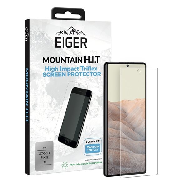 Eiger Mountain H.I.T Screen Protector til Google Pixel 6 Gjennomsiktig