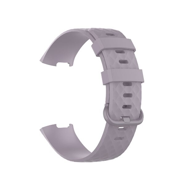 Silikonarmbånd Fitbit Charge 4 / Charge 3 / Charge 3 SE - str L Lys Lilla