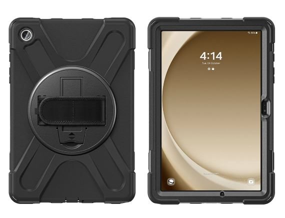 Samsung Galaxy Tab A9+ (Plus) 4smarts Rugged Nettbrett Deksel GRIP - Svart
