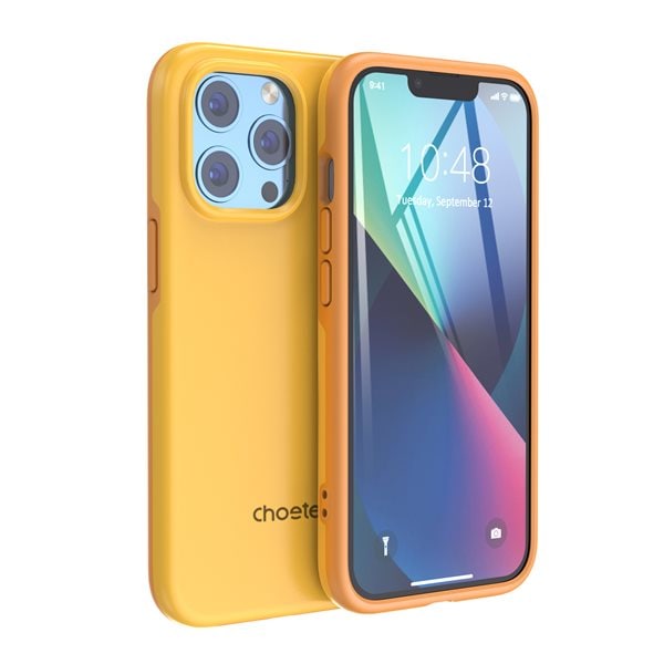 Choetech MFM Anti-dråpedeksel for iPhone 13 Pro Max, Orange (PC0114-MFM-YE)