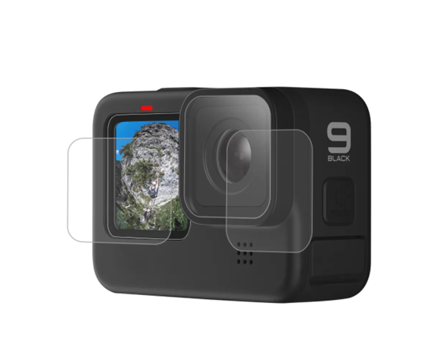 Bilde av Screen and lens tempered glass for GoPro Hero 9 / Hero 10 / Hero 11 / Hero 12 (GP-FLM-901)