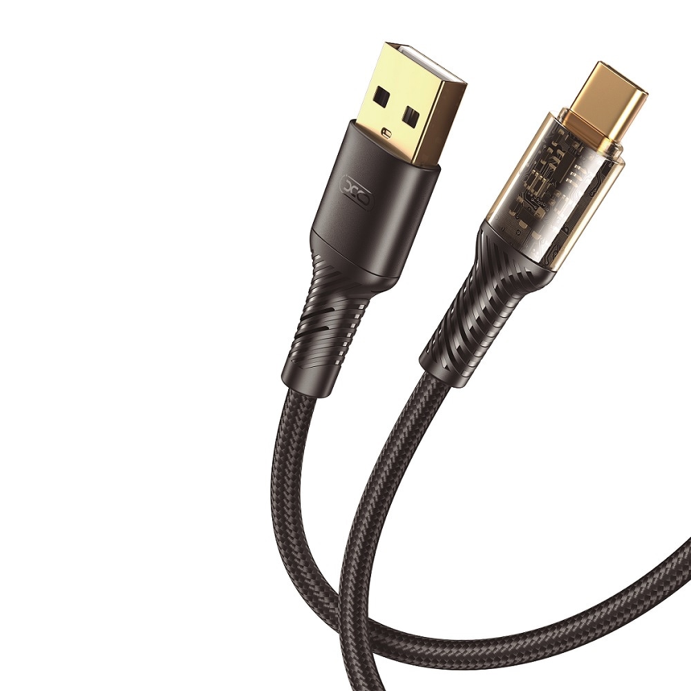 XO USB-Kabel NB229 USB - USB-C 1m 2,4A - Sort