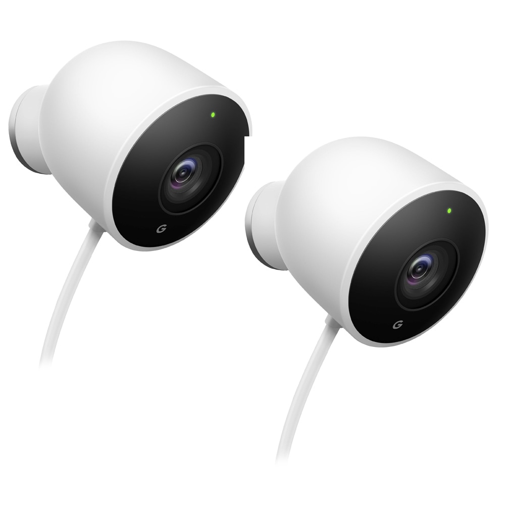 Google Nest Cam Outdoor - 2-pakning