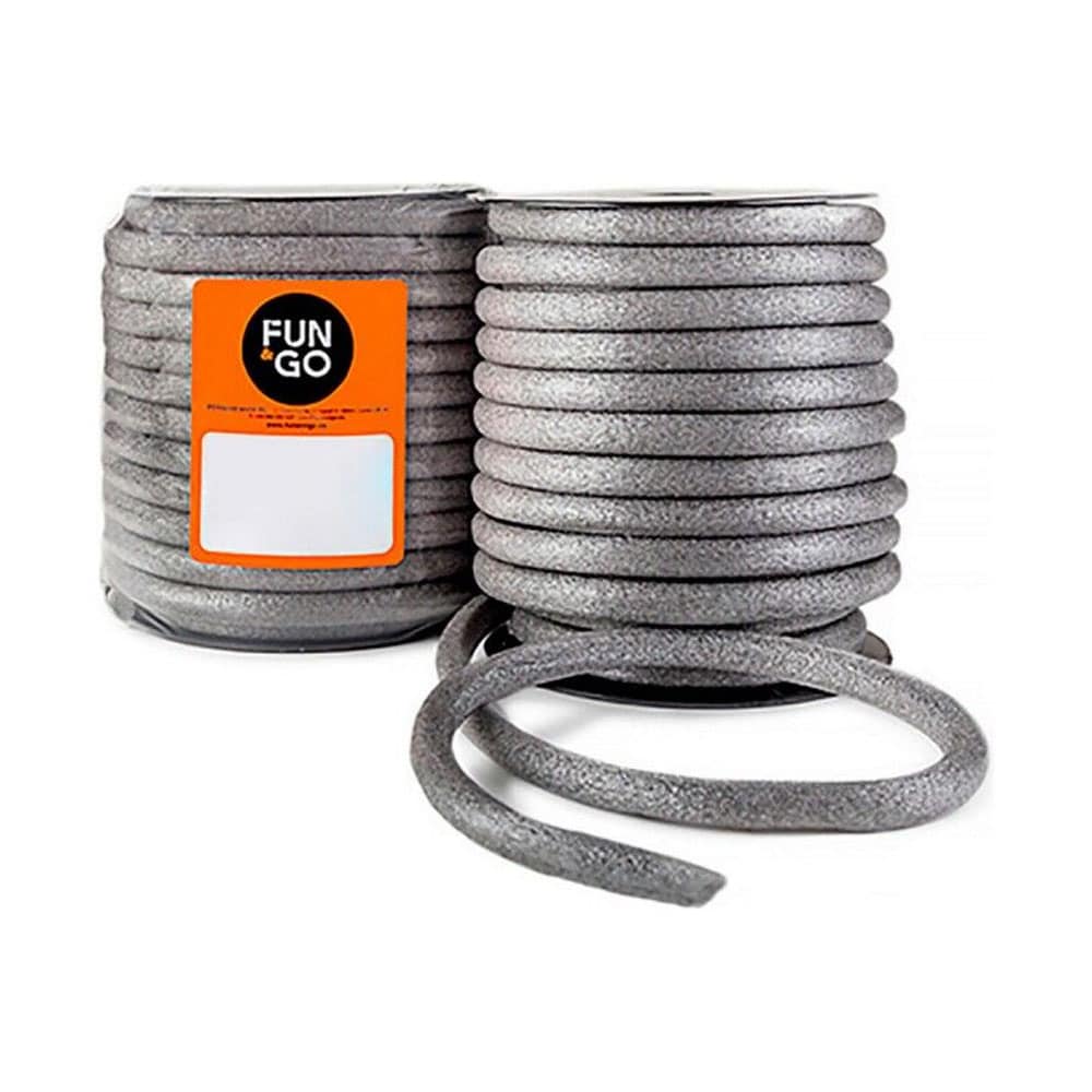 PVC Tetningslist Fun&Go, Grå – 10 m x Ø15 mm Ideell for Fuger og Sprekker