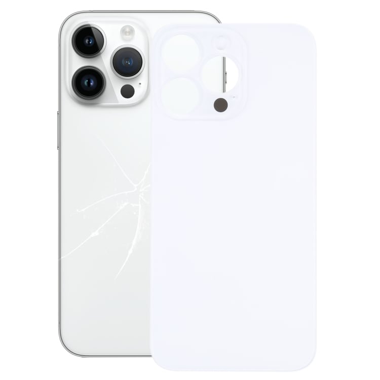 Erstatningsglass for baksiden av iPhone 14 Pro - Sølv
