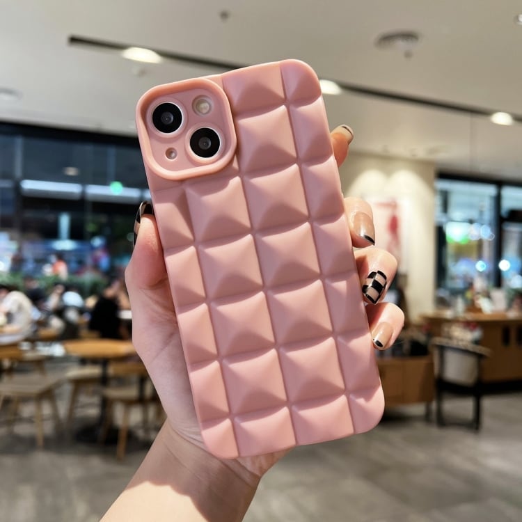 Puffy mobildeksel til iPhone 13 Pro Max - Rosa