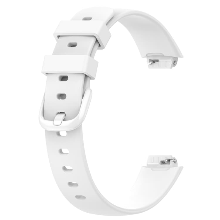 Silikonarmbånd til Fitbit Inspire 3 - Hvit, str L