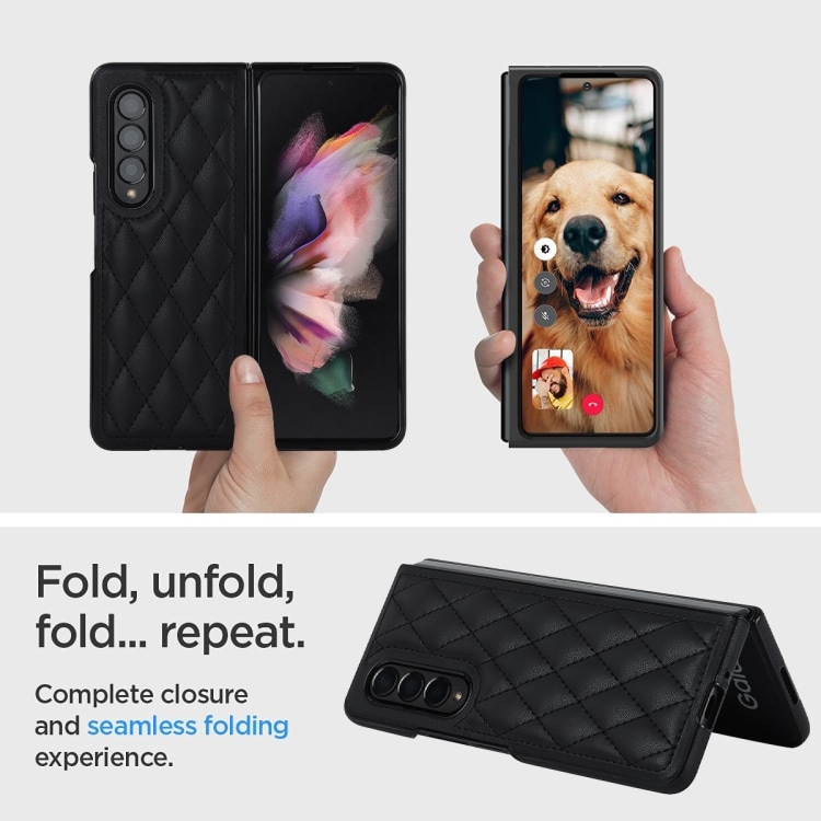Beskyttelse med kunstskinn for Samsung Galaxy Z Fold4