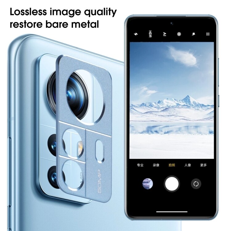 Kameradeksel for Xiaomi 12 – Slitesterk aluminiumsbeskyttelse mot riper
