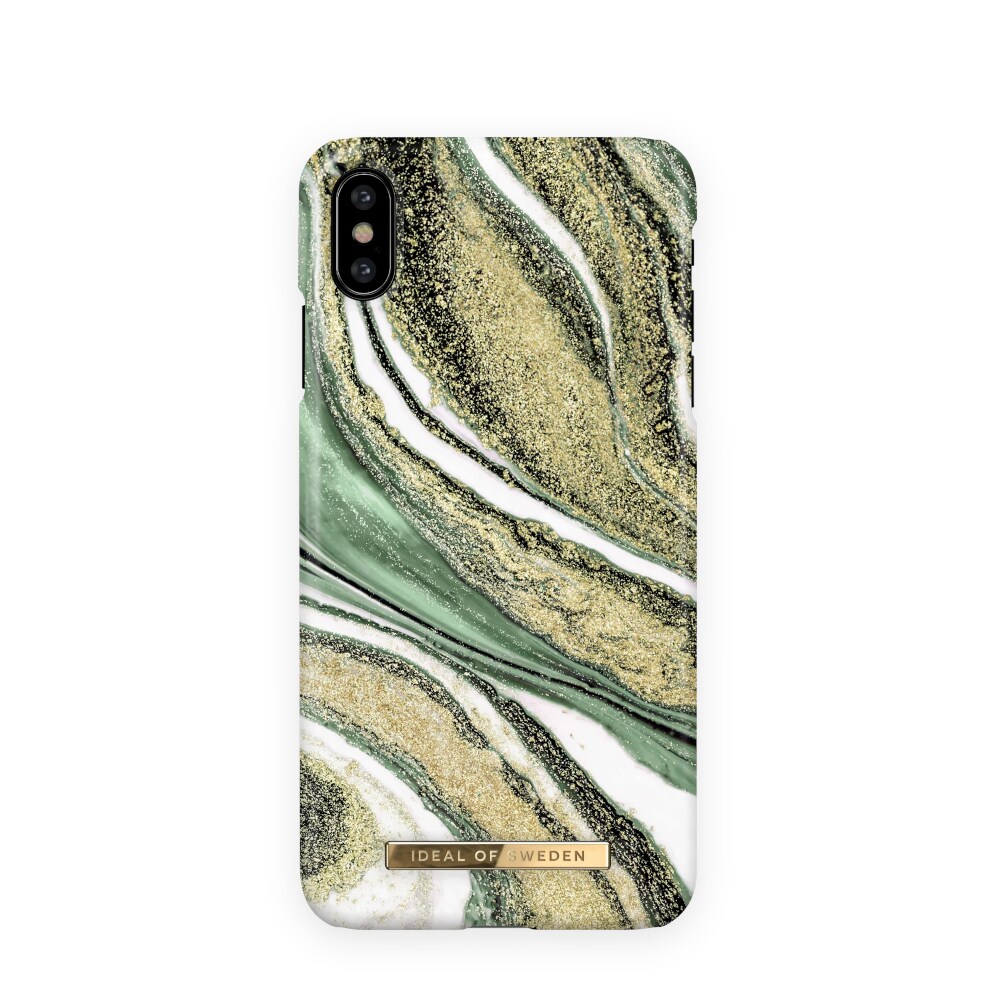 IDEAL OF SWEDEN Mobildeksel Cosmic Green Swirl til iPhone X/XS