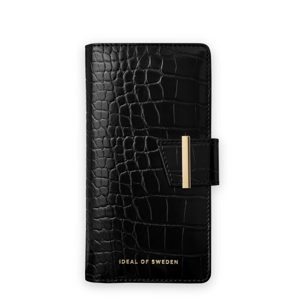 IDEAL OF SWEDEN Lommebokdeksel Jet Black Croco til Samsung Galaxy S22