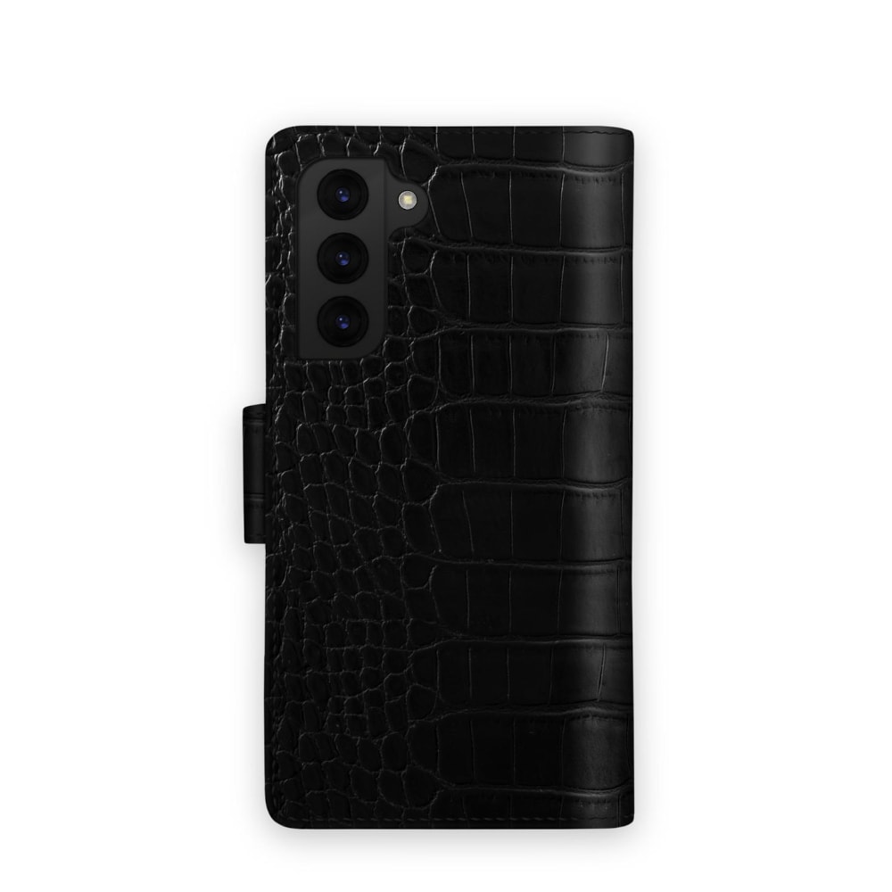 IDEAL OF SWEDEN Lommebokdeksel Jet Black Croco til Samsung Galaxy S22