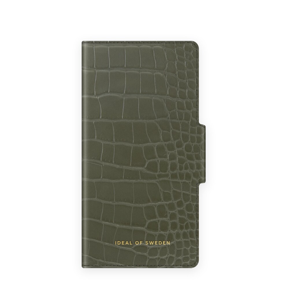 IDEAL OF SWEDEN Lommebokdeksel Khaki Croco til iPhone 12 mini