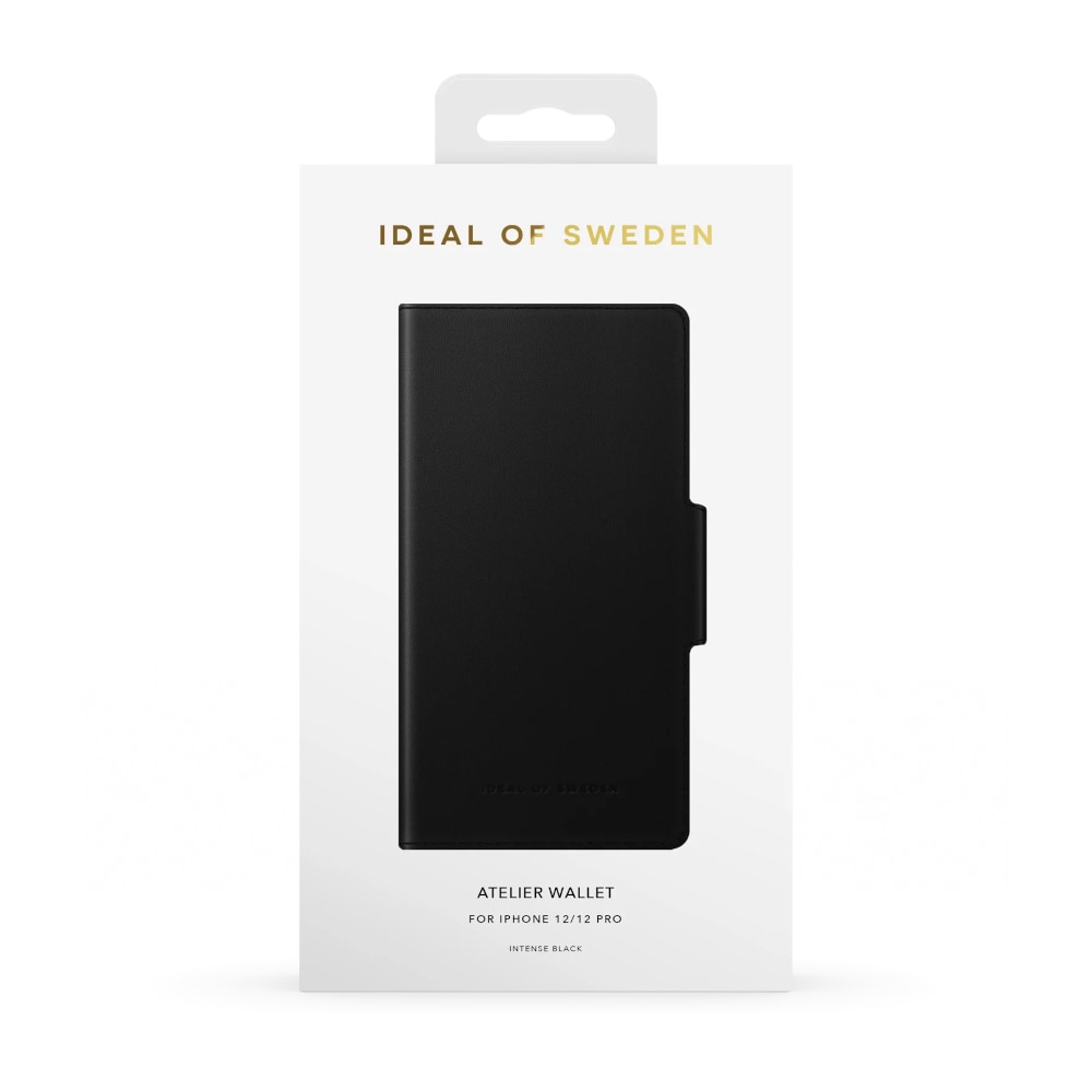 IDEAL OF SWEDEN Lommebokdeksel Intense Black til iPhone 12/12 Pro