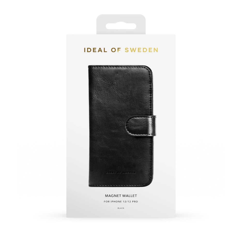 IDEAL OF SWEDEN Lommebokdeksel Magnet Wallet+ Black til iPhone 12/12 Pro
