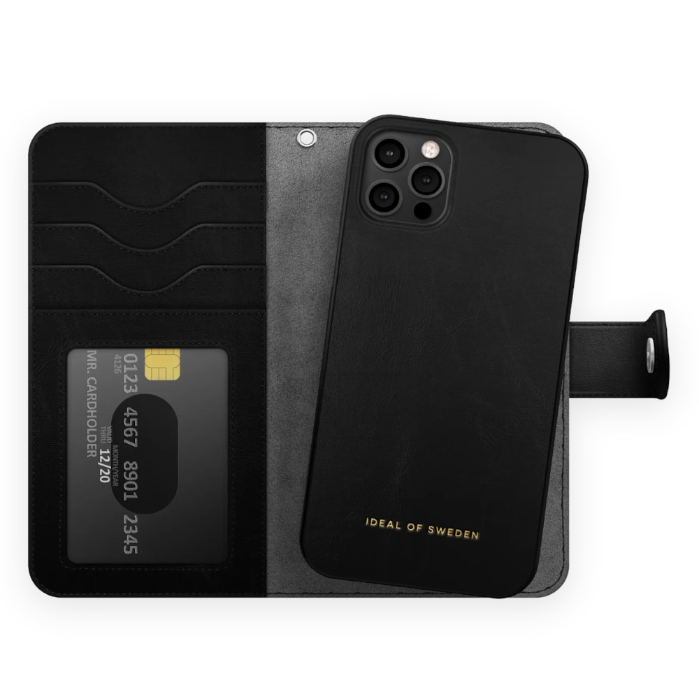 IDEAL OF SWEDEN Lommebokdeksel Magnet Wallet+ Black til iPhone 12 Pro Max